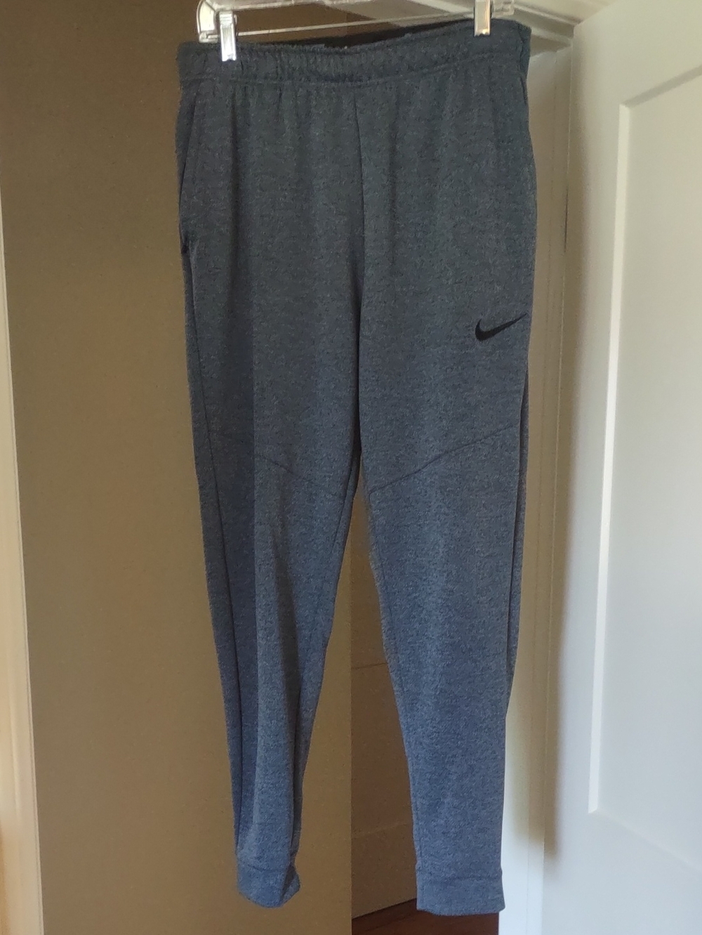 Men's Nike Dri-FIT Gray Elastic Waist Activewear Pants Size Large